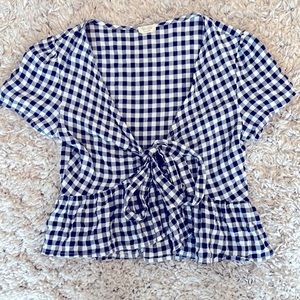 Brandy Melville/John Galt tie front tshirt